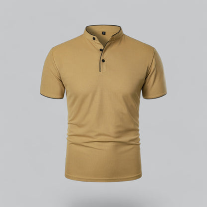 Short Sleeve Polo Shirt - Khaki