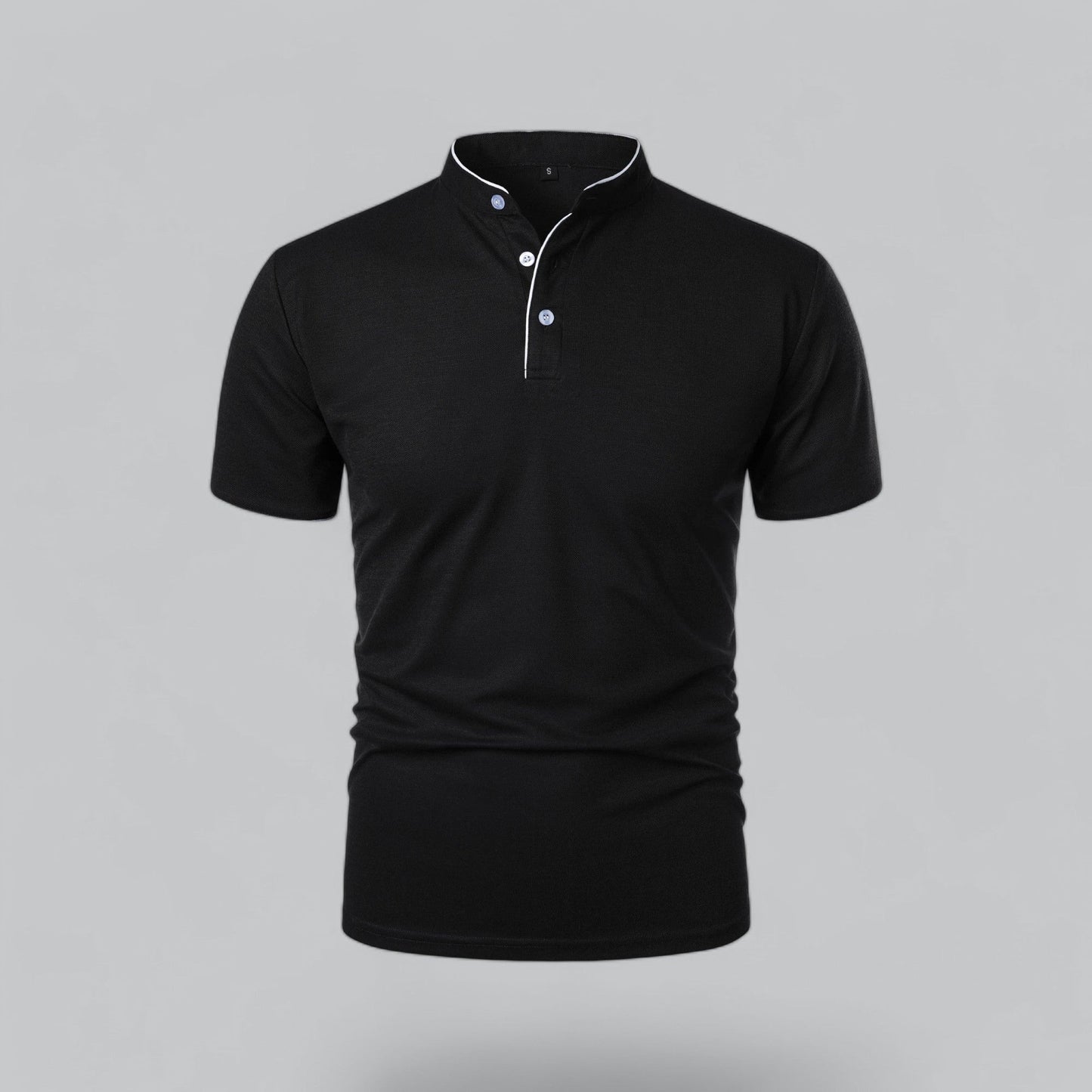 Short Sleeve Polo Shirt - Black