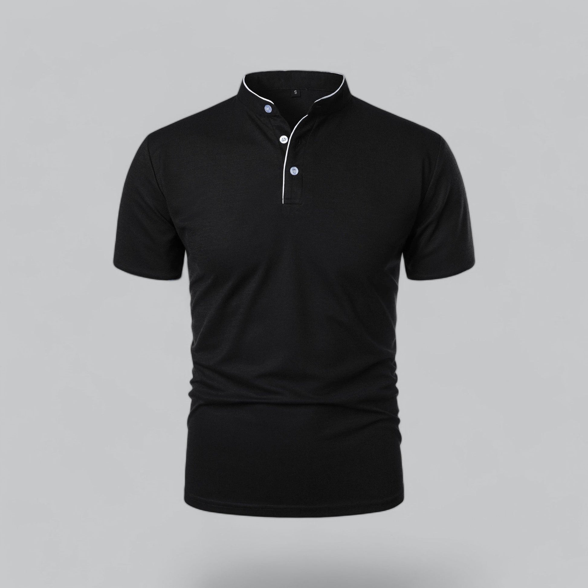 Short Sleeve Polo Shirt - Black