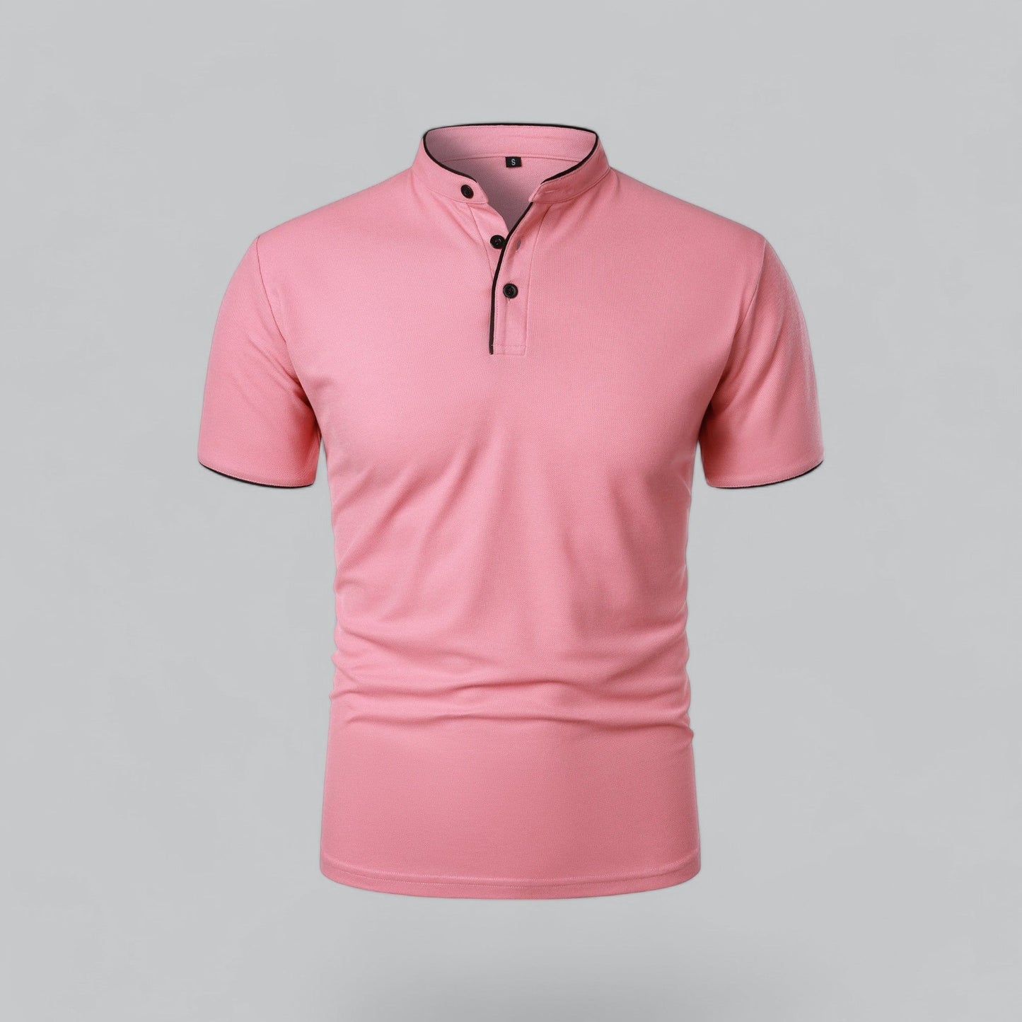 Short Sleeve Polo Shirt - Pink