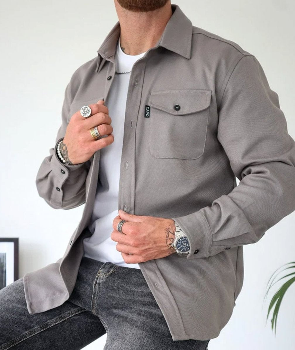 Men's Shacket - Gray