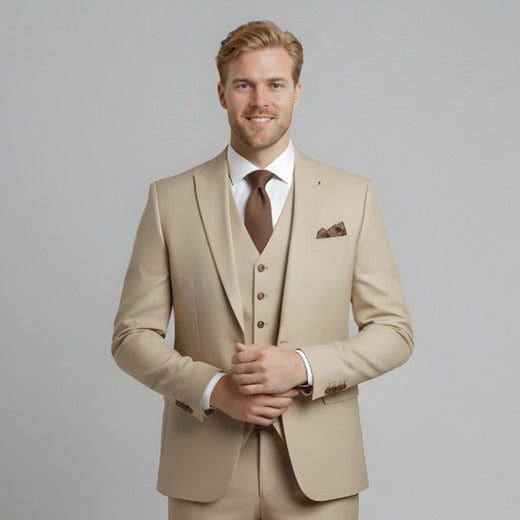 Slim Fit Three Piece Suit