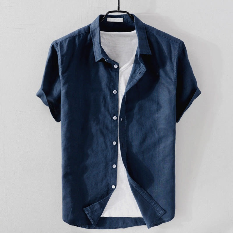 Short Sleeve Shirt - Dark Blue