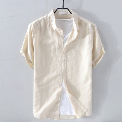 Short Sleeve Shirt - Beige