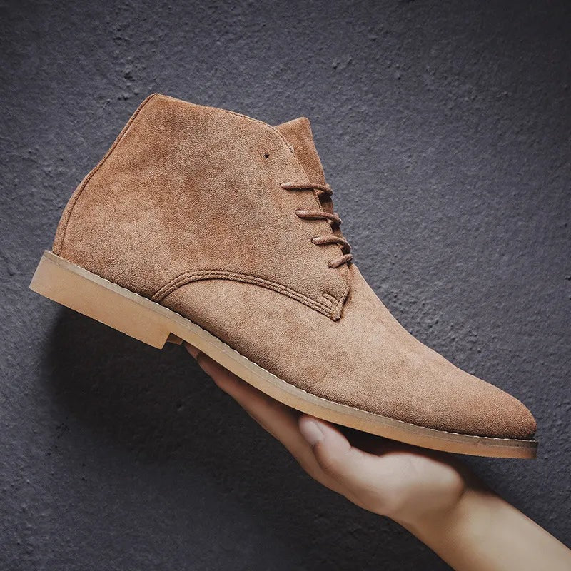 Casual Chukka Ankle Boots - Brown