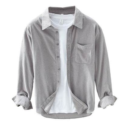Long Sleeve Corduroy Shirt