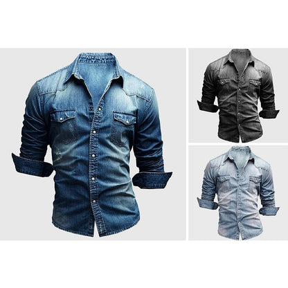 Western Denim Shirt - All 3 Colors (Save 40$)