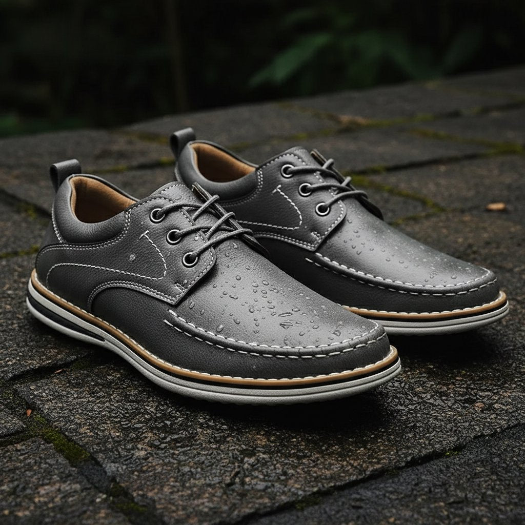 Men's Leather Derby Shoes
