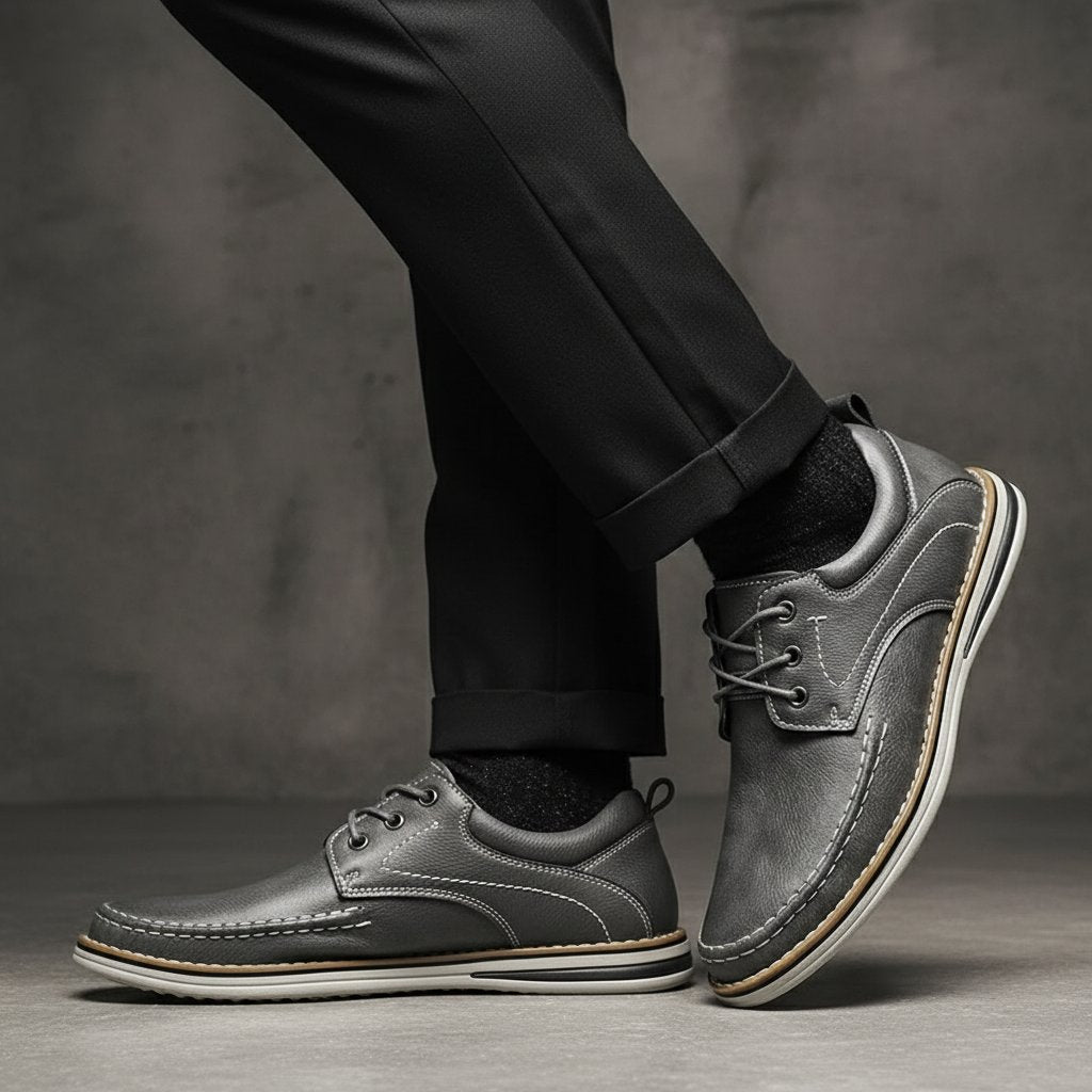 Men's Leather Derby Shoes