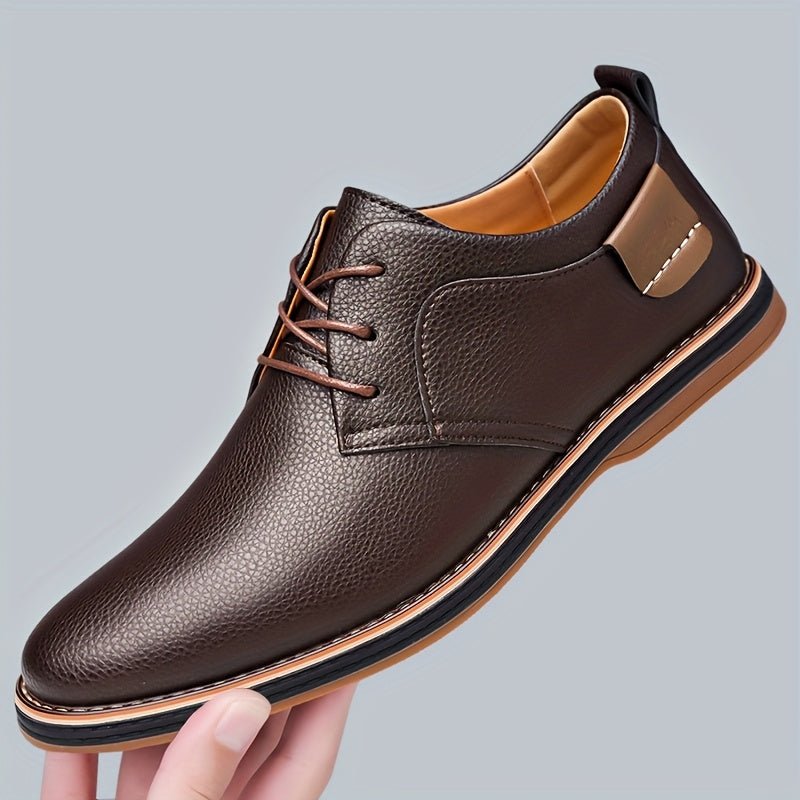 Men's Leather Derby Shoes