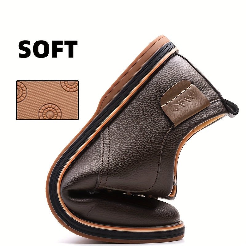 Men's Leather Derby Shoes