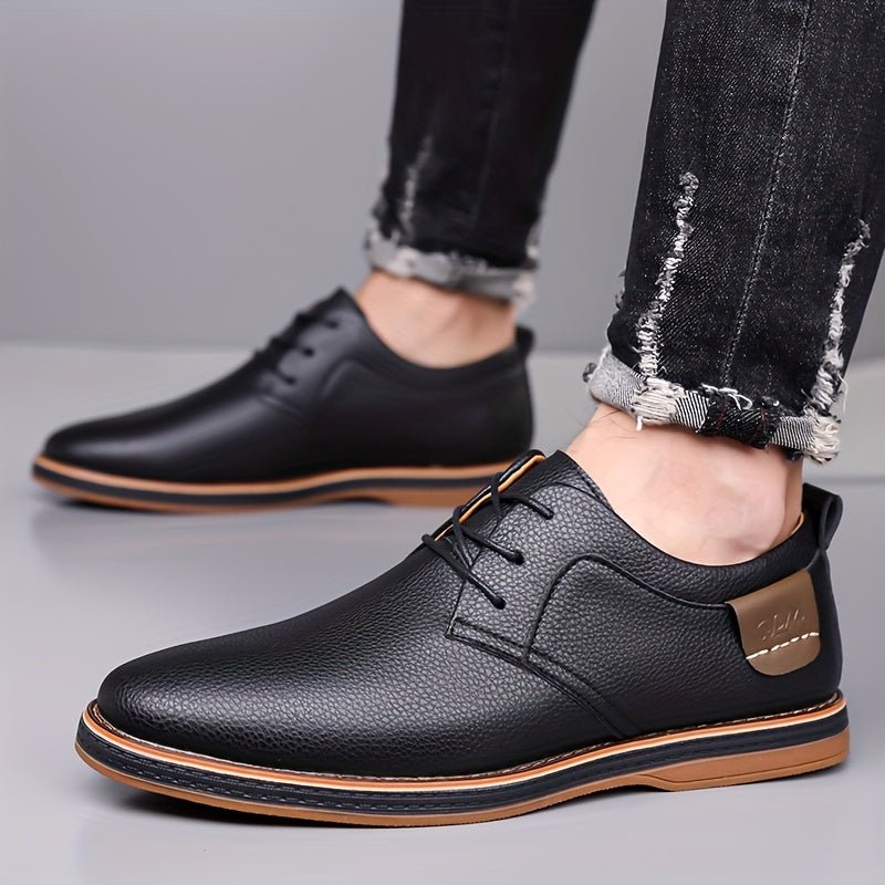 Men's Leather Derby Shoes