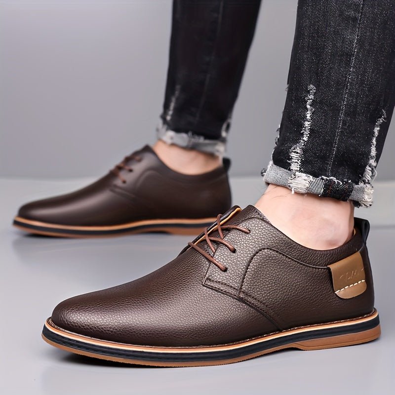 Men's Leather Derby Shoes