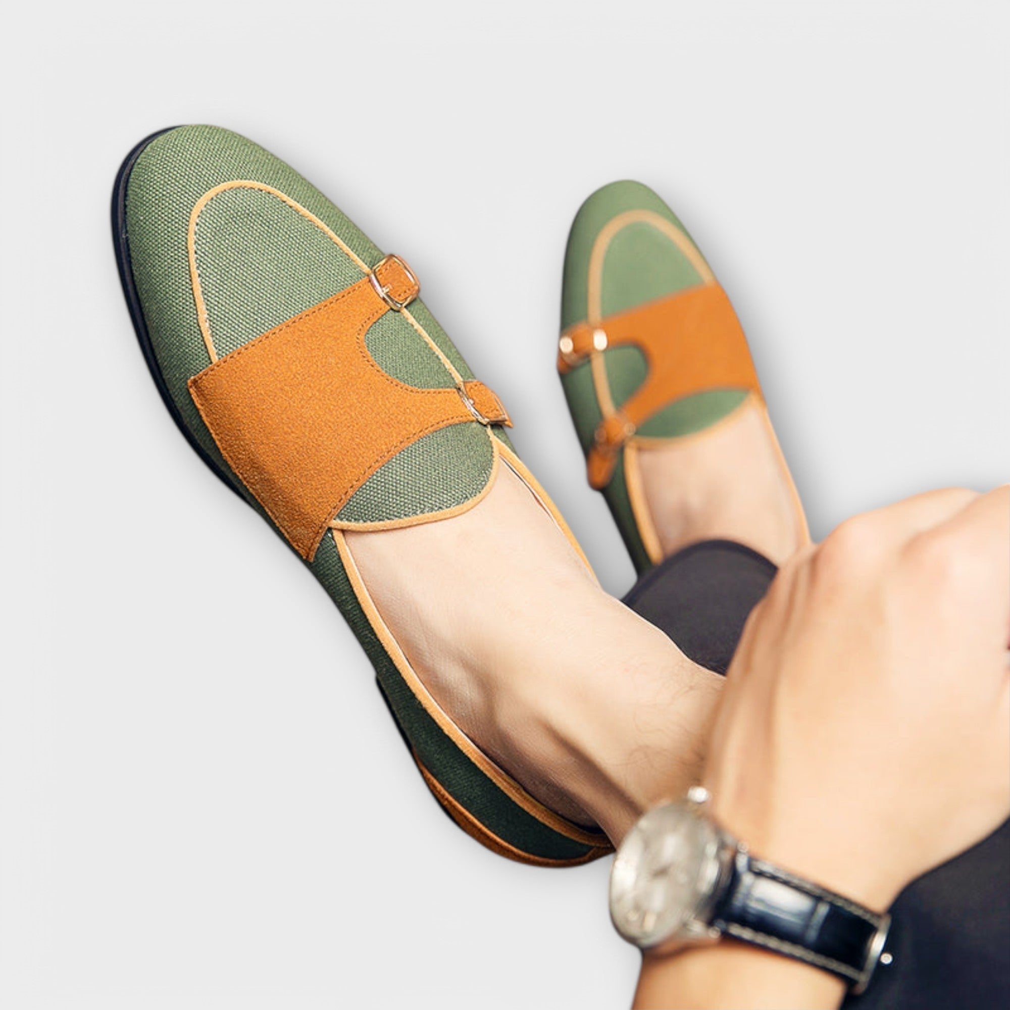 Men's Monk Strap Loafers