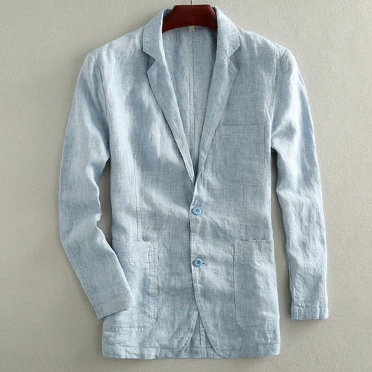 Lightweight Blazer Jacket - Blue
