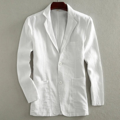 Lightweight Blazer Jacket - White