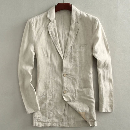 Lightweight Blazer Jacket - Beige