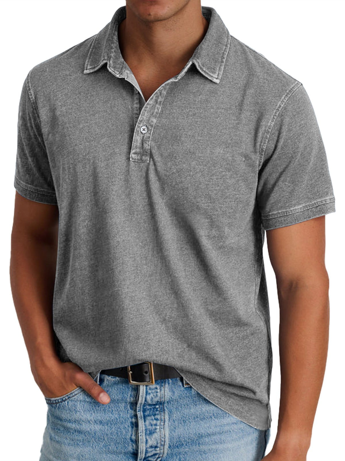 Men's Polo Shirt - Grey