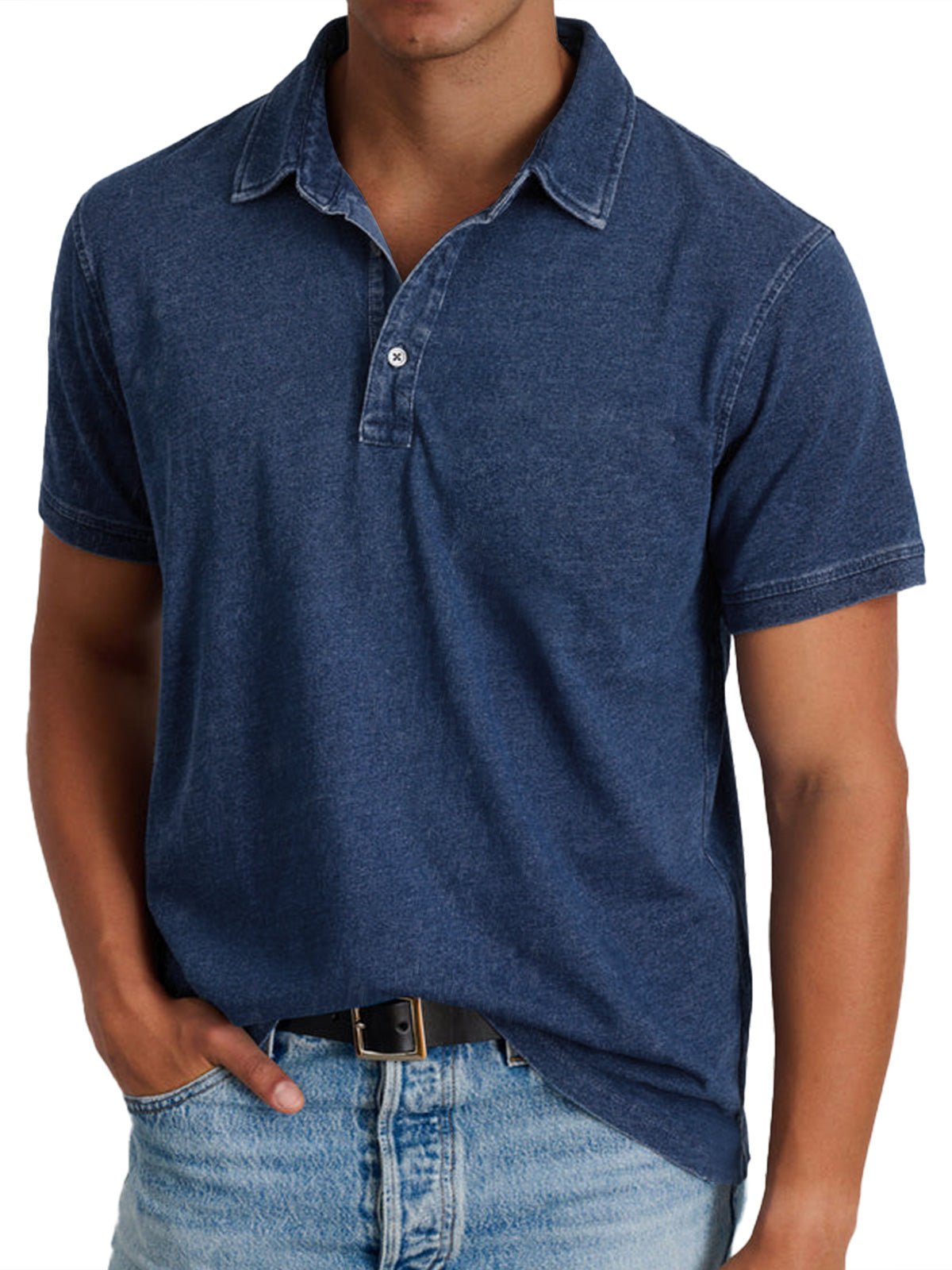 Men's Polo Shirt - Navy Blue