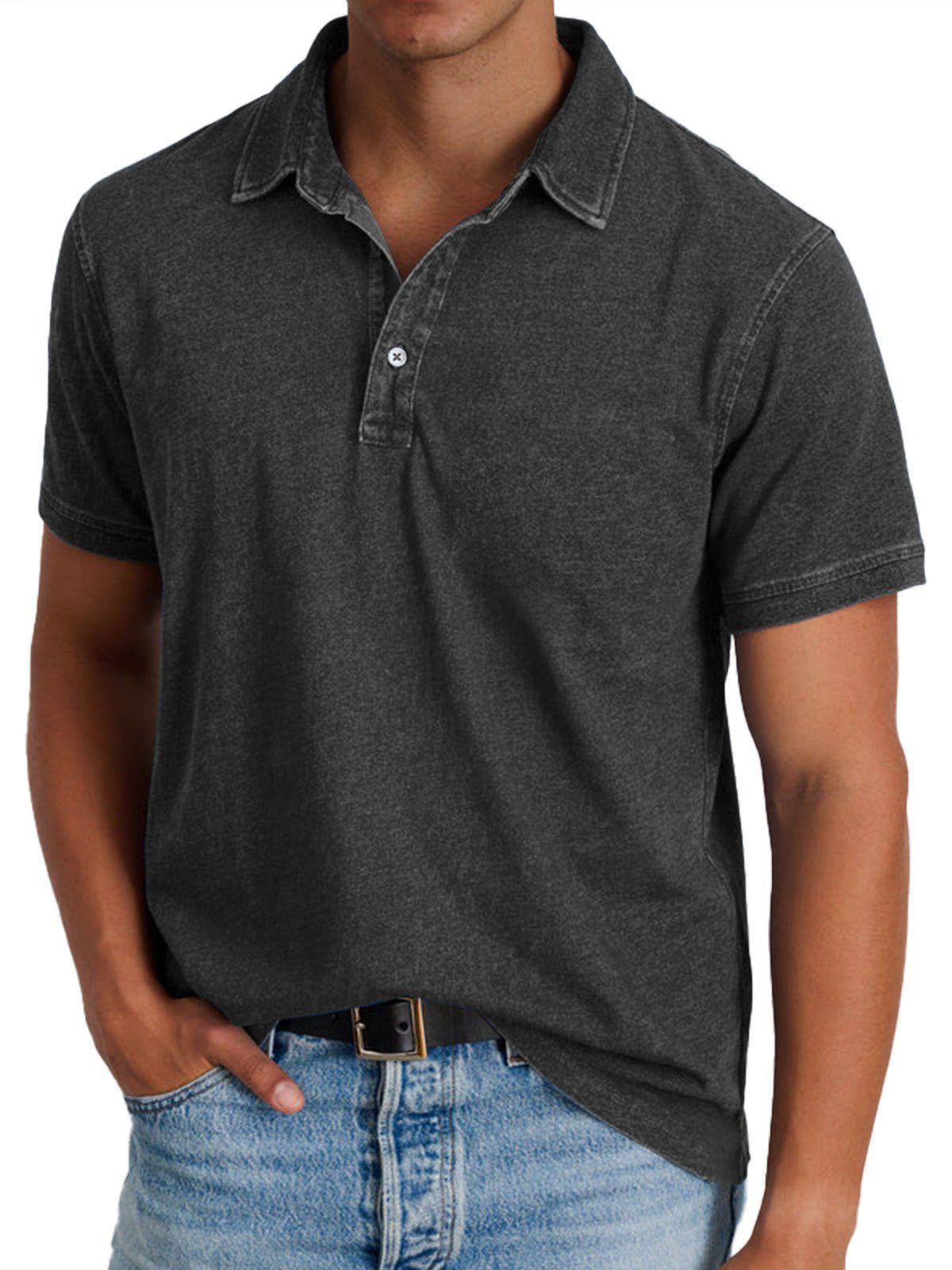 Men's Polo Shirt - Black