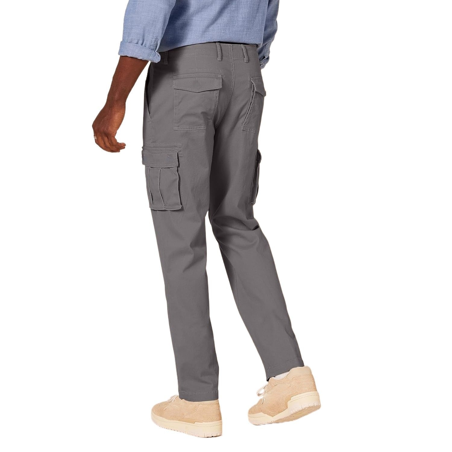 Men's Cotton Twill Cargo Pants - XXL