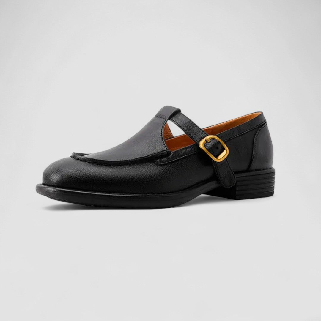 Women's Leather T-Strap Mary Janes