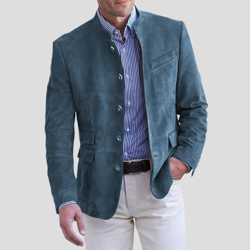 Slim Fit Suit Blazer - Blue