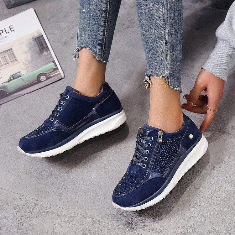 Chunky Platform Sneakers - Blue