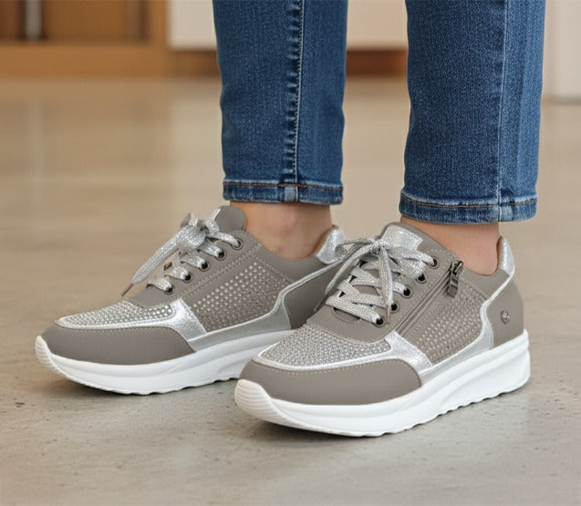 Chunky Platform Sneakers - Gray