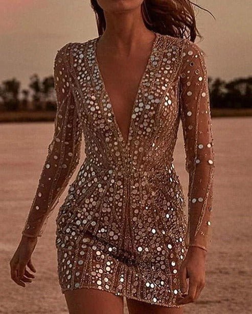 Women's Sequin Mini Dress