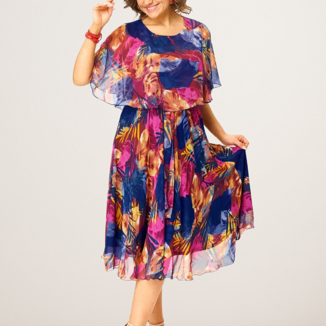Floral Wedding Guest Midi Dress