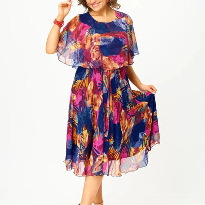 Floral Wedding Guest Midi Dress
