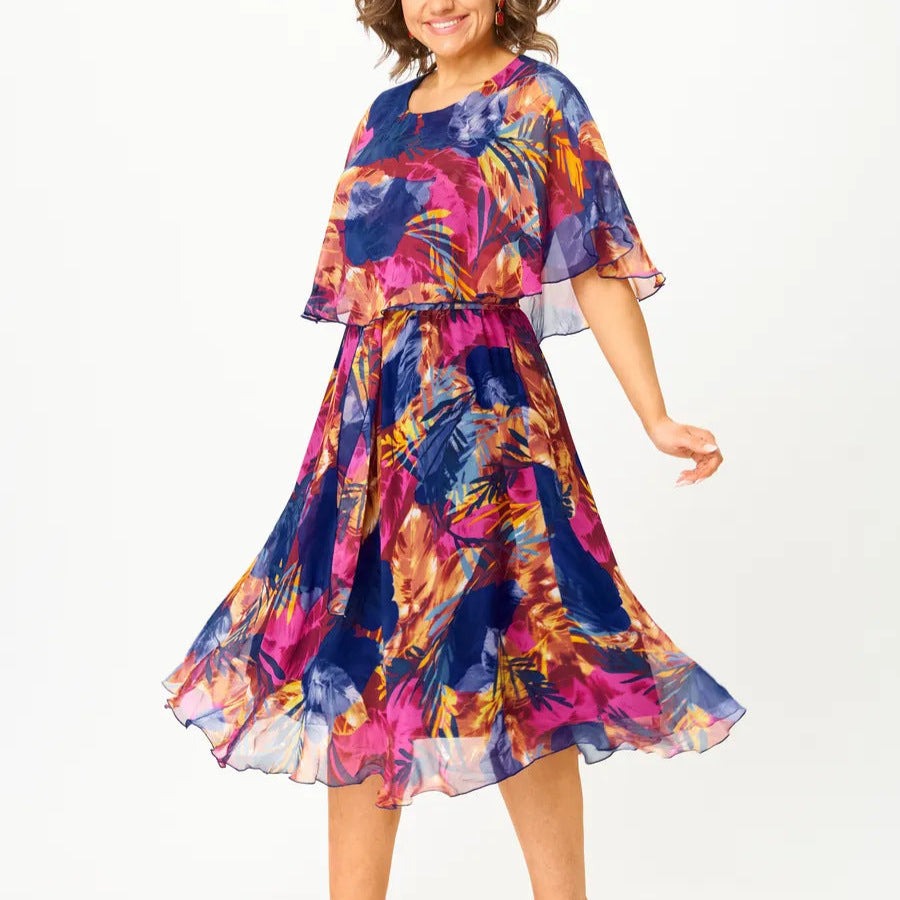 Floral Wedding Guest Midi Dress