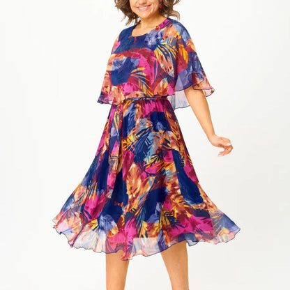 Floral Wedding Guest Midi Dress