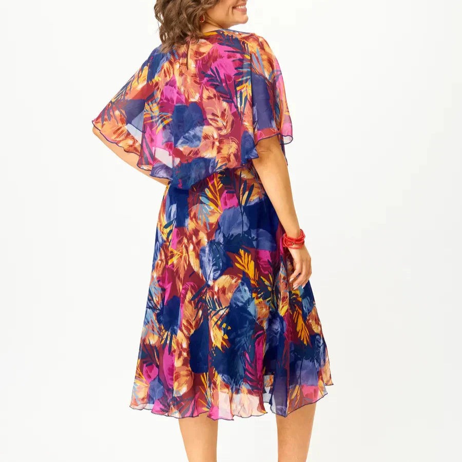 Floral Wedding Guest Midi Dress