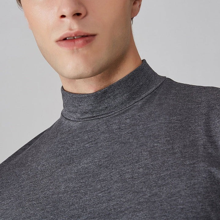 Mock Neck Short Sleeve Tee