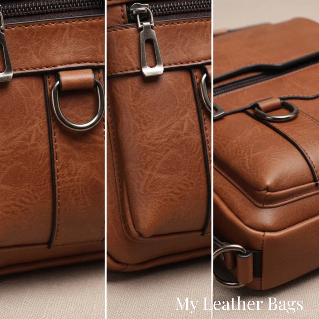 Men's Leather Crossbody Bag