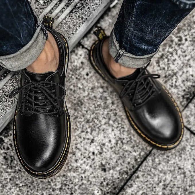 Unisex Leather Oxford Shoes