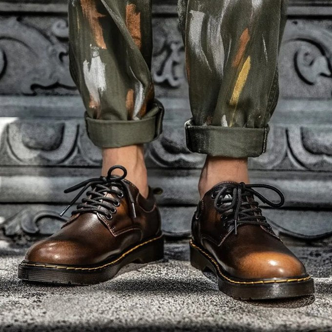 Unisex Leather Oxford Shoes