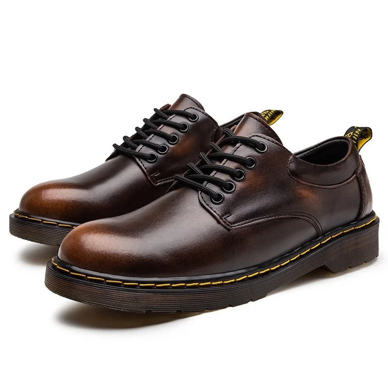 Unisex Leather Oxford Shoes