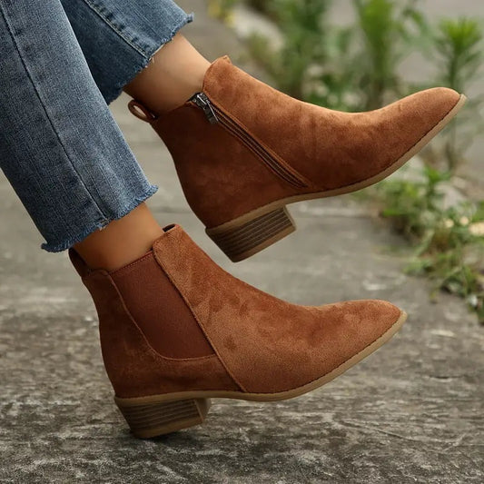 Heeled Chelsea Ankle Boots