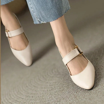 Slingback Block Heel Pumps
