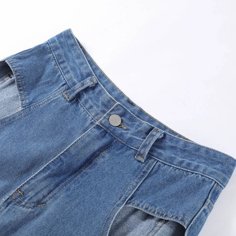Women's High-Waisted Wide-Leg Jeans