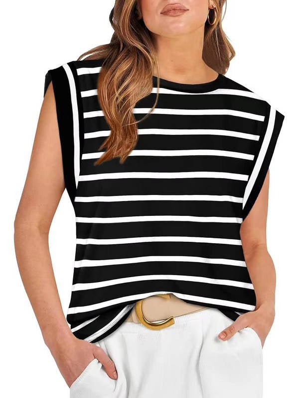 Women's Knit Tank Top - Black 1