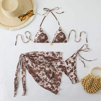 Floral Bikini 3 Piece Set