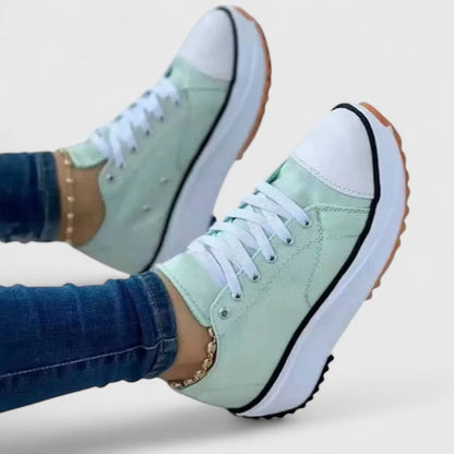 Chunky Platform Sneakers - Green