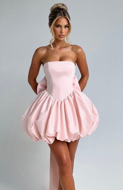 Strapless Corset Mini Dress