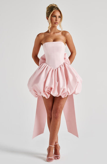 Strapless Corset Mini Dress