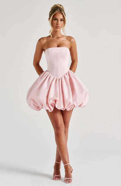Strapless Corset Mini Dress