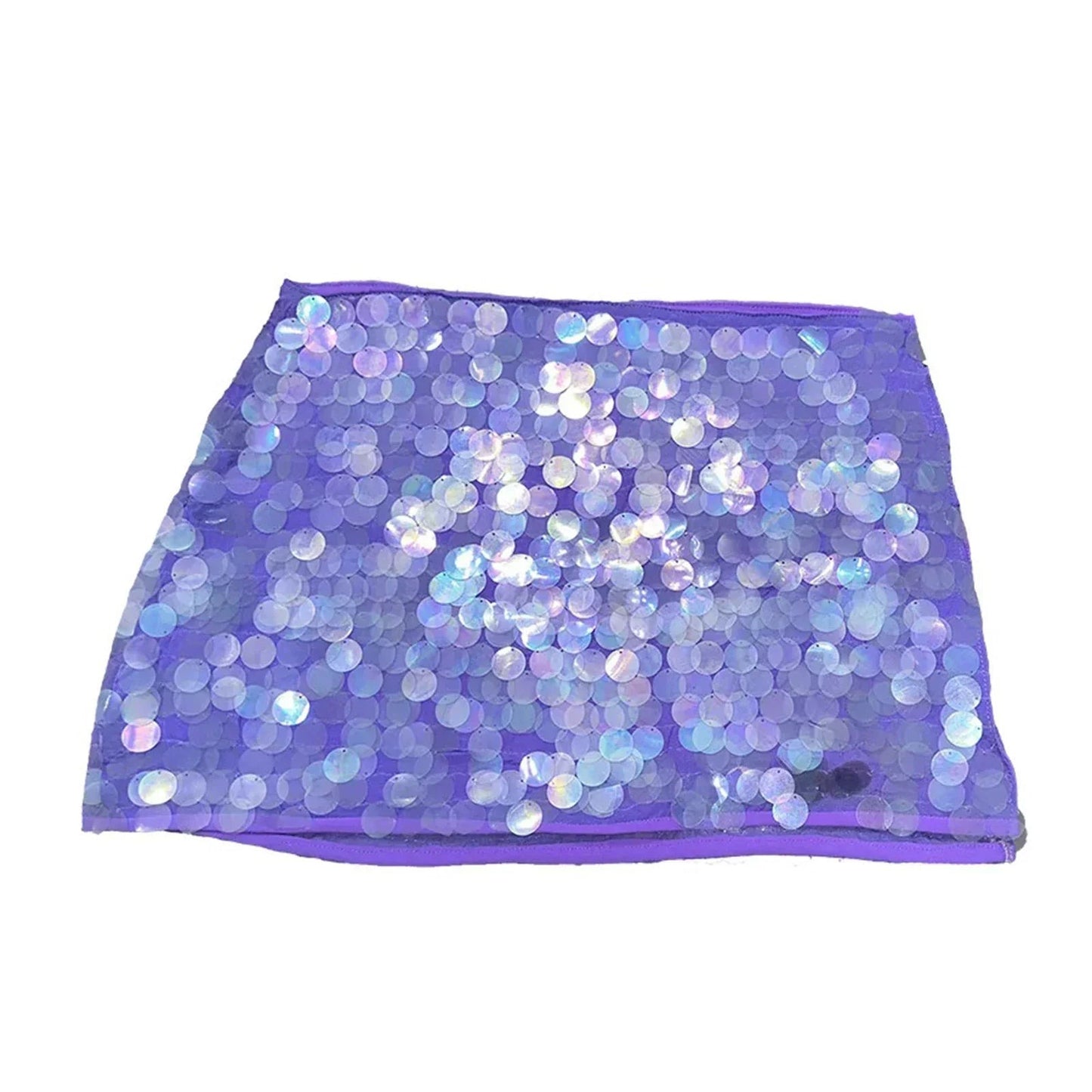 Sequin Mini Skirt - Purple